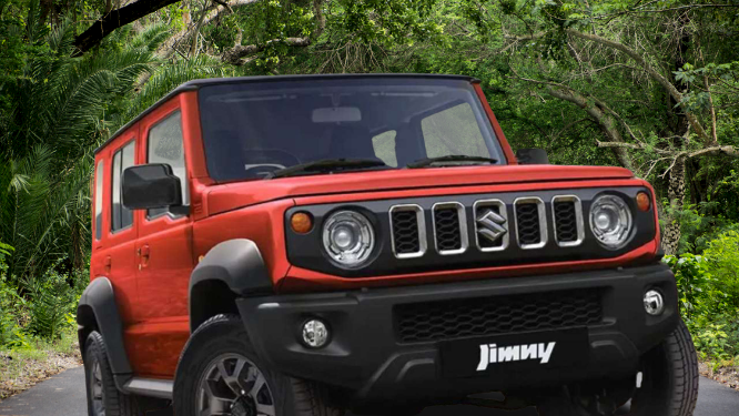 The Maruti Suzuki Jimny, challenging the Mahindra Thar