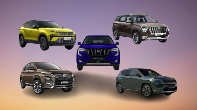 Tata Harrier Facelift, Hyundai Alcazar, MG Hector, Mahindra XUV700, Jeep Compass: Price Clash with Heart!