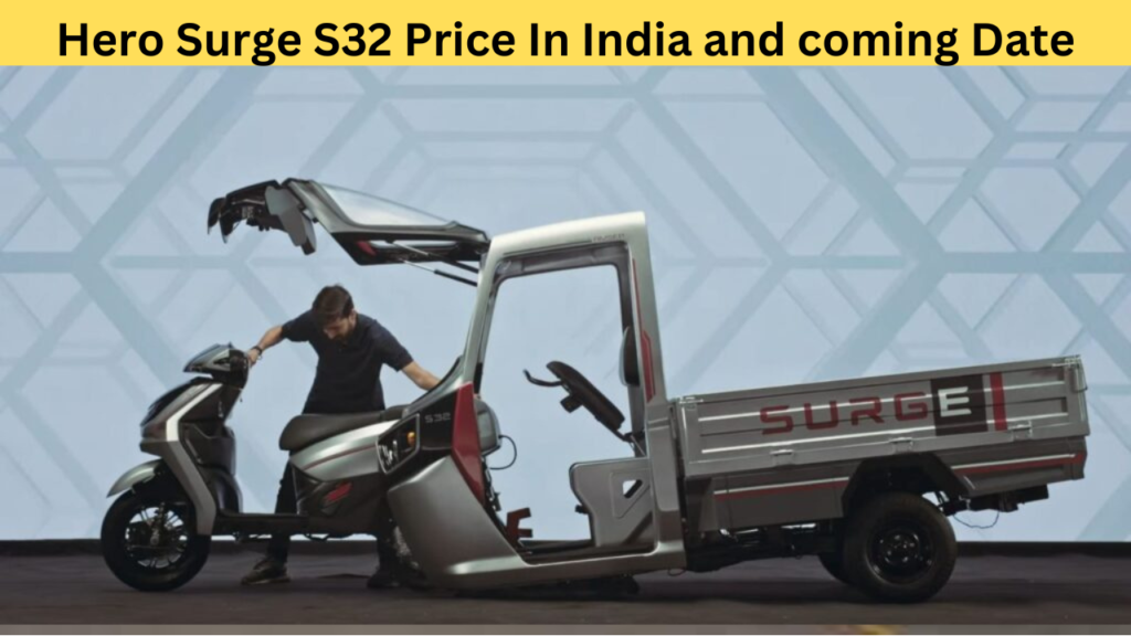 Hero Surge S32 Price In India and coming Date: India's first 2-in-1 Convertible Electric Vehicle