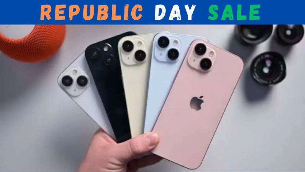 Republic Day magic with a dazzling offer on the iPhone 15! priced at 81 thousand, now available for an unbelievably low price.