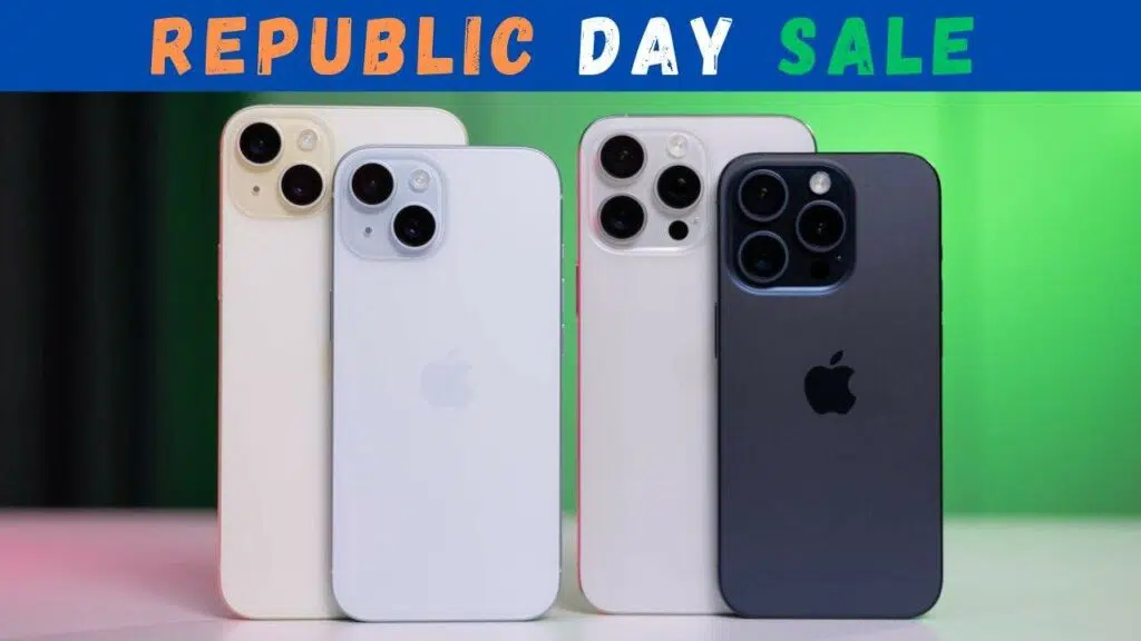 Republic Day magic with a dazzling offer on the iPhone 15! priced at 81 thousand, now available for an unbelievably low price.