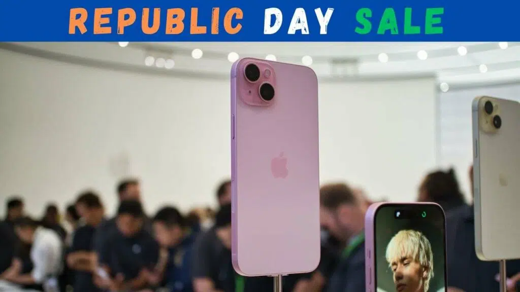Republic Day magic with a dazzling offer on the iPhone 15! priced at 81 thousand, now available for an unbelievably low price.