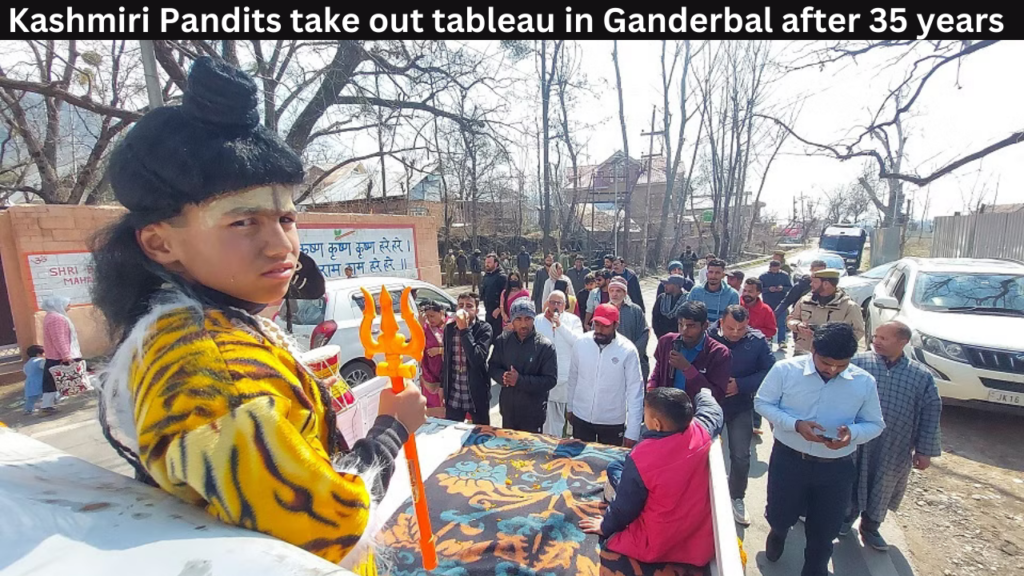 JK News: Kashmiri Pandits take out tableau in Ganderbal after 35 years, local Muslims also included; be helpful