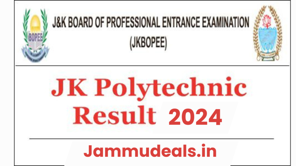 Polytechnic Result 2024 J&K PDF : Result Jammu, Srinagar and Kathua ?