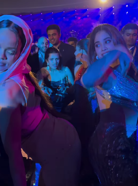 Janhvi Kapoor Viral Dance Video 2024: Along with Rihanna, Janhvi Kapoor danced amazingly at Anant Ambani's ceremony function