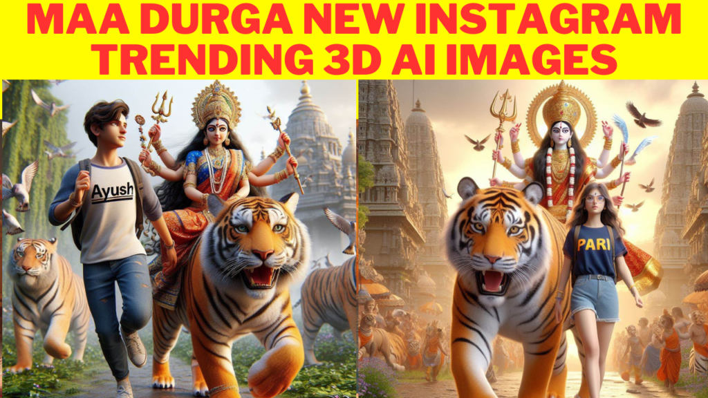 Maa Durga New Instagram TRENDING 3D Ai Images Creater.