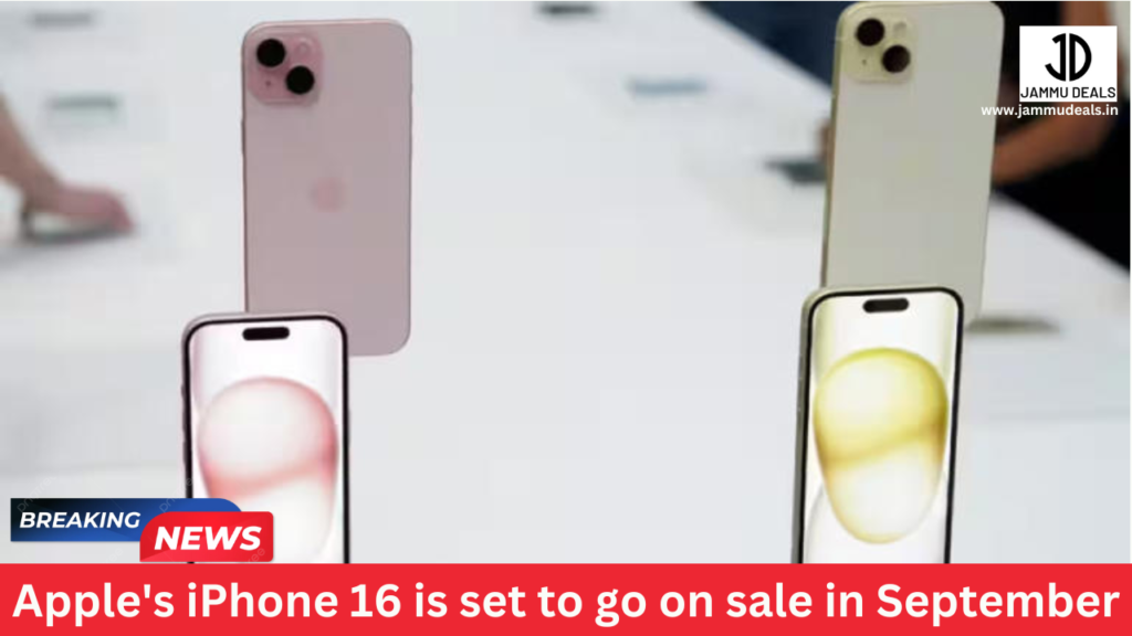 Apple's iPhone 16 is set to go on sale in September, with spec details leaked