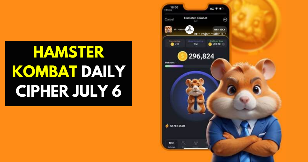 HAMSTER KOMBAT DAILY CIPHER JULY 6