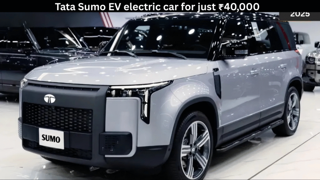 Bring home a gleaming Tata Sumo EV electric car for just ₹40,000, with a powerful range of 300KM and many great features
