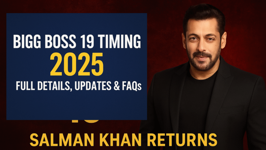 Bigg Boss 19 Timing 2025 – Full Details, Updates & FAQs