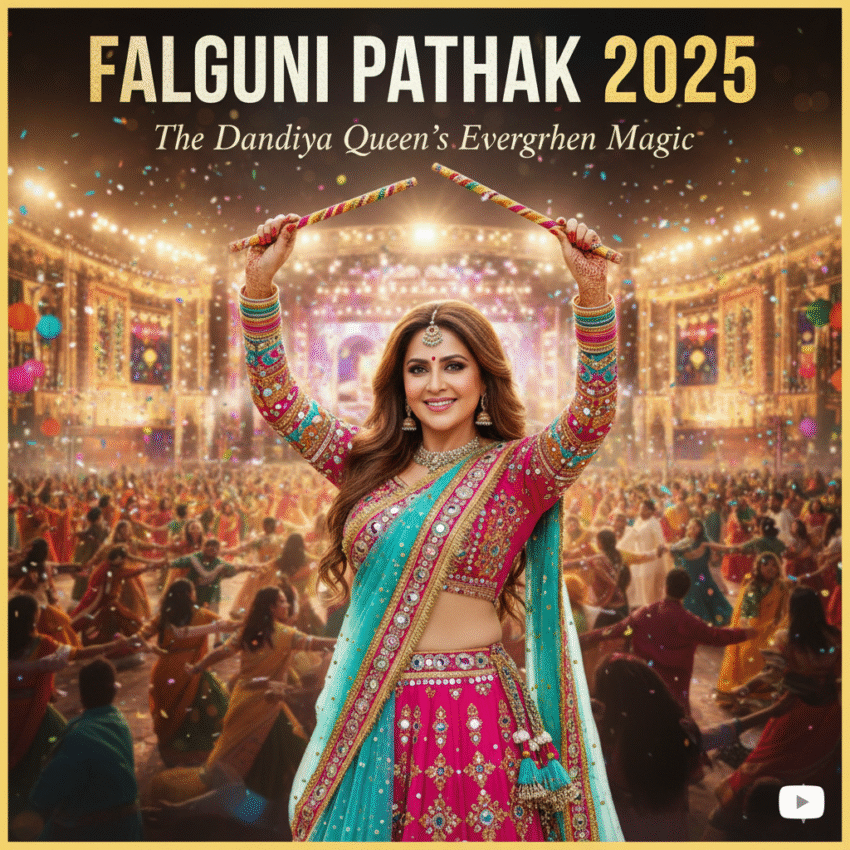 Falguni Pathak 2025 – The Dandiya Queen’s Evergreen Magic