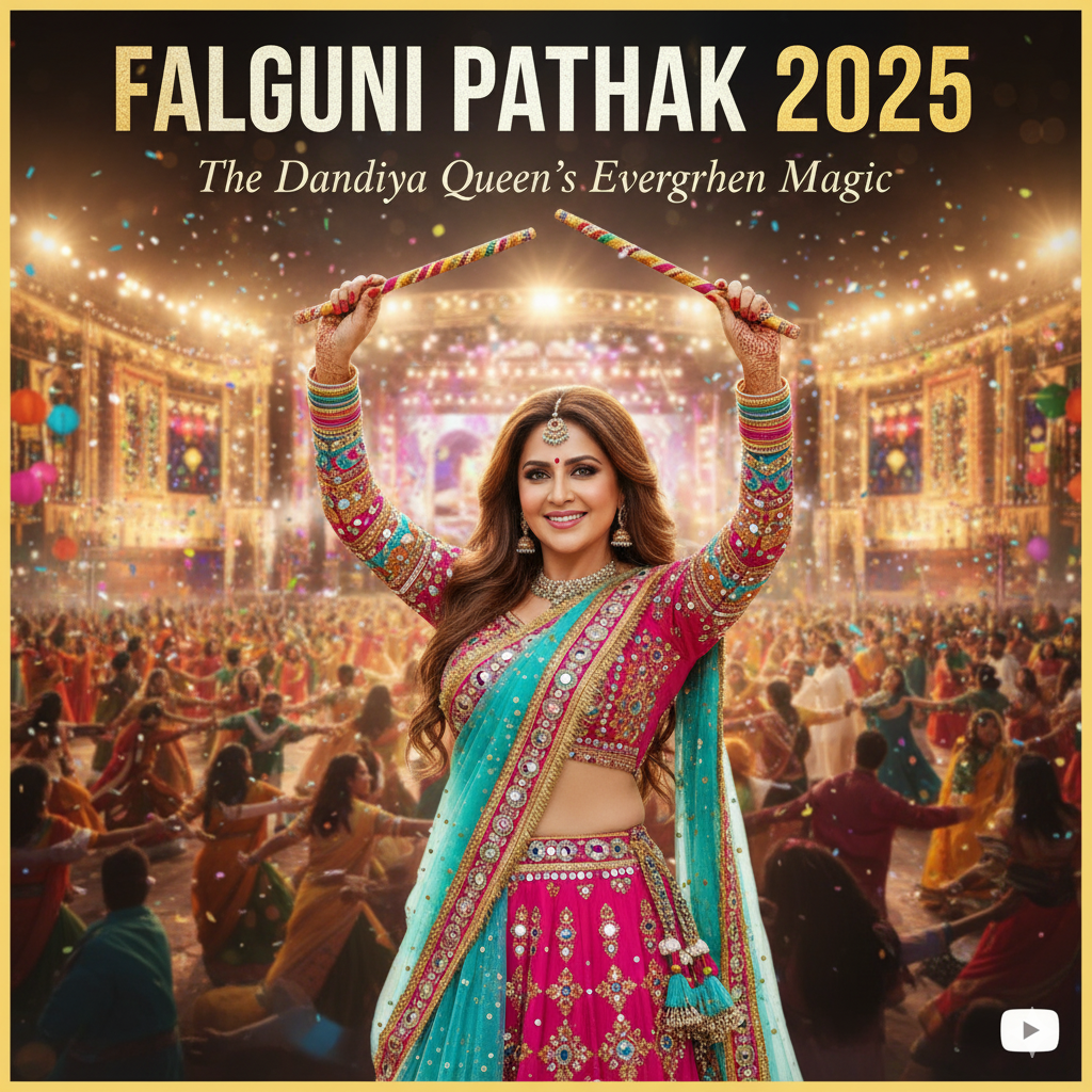 Falguni Pathak 2025 – The Dandiya Queen’s Evergreen Magic